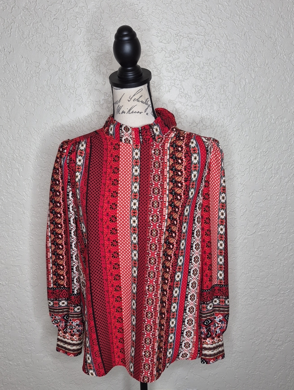 LOFT Multicolored Long Sleeve Top Size S
